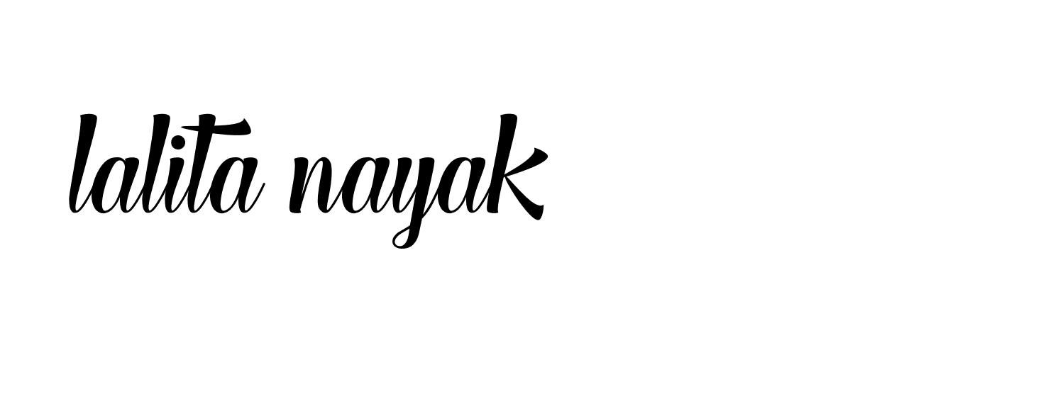 Signature of lalita-nayak