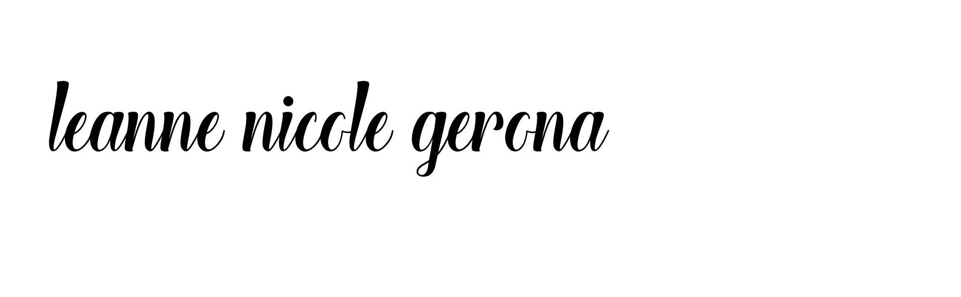 Signature of leanne-nicole-gerona