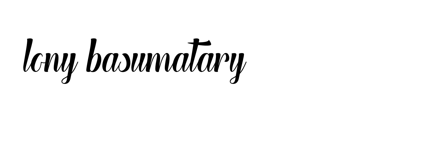 Signature of lony-basumatary-