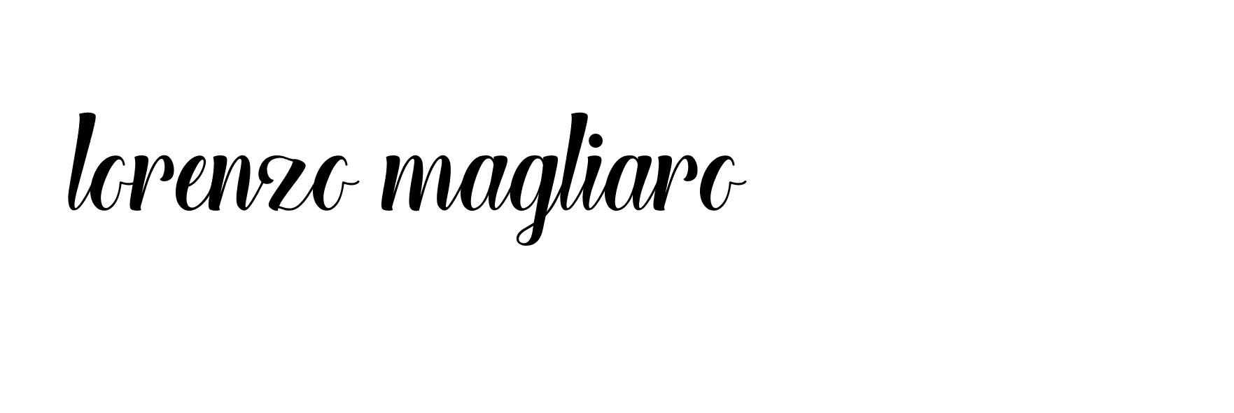 Signature of lorenzo-magliaro