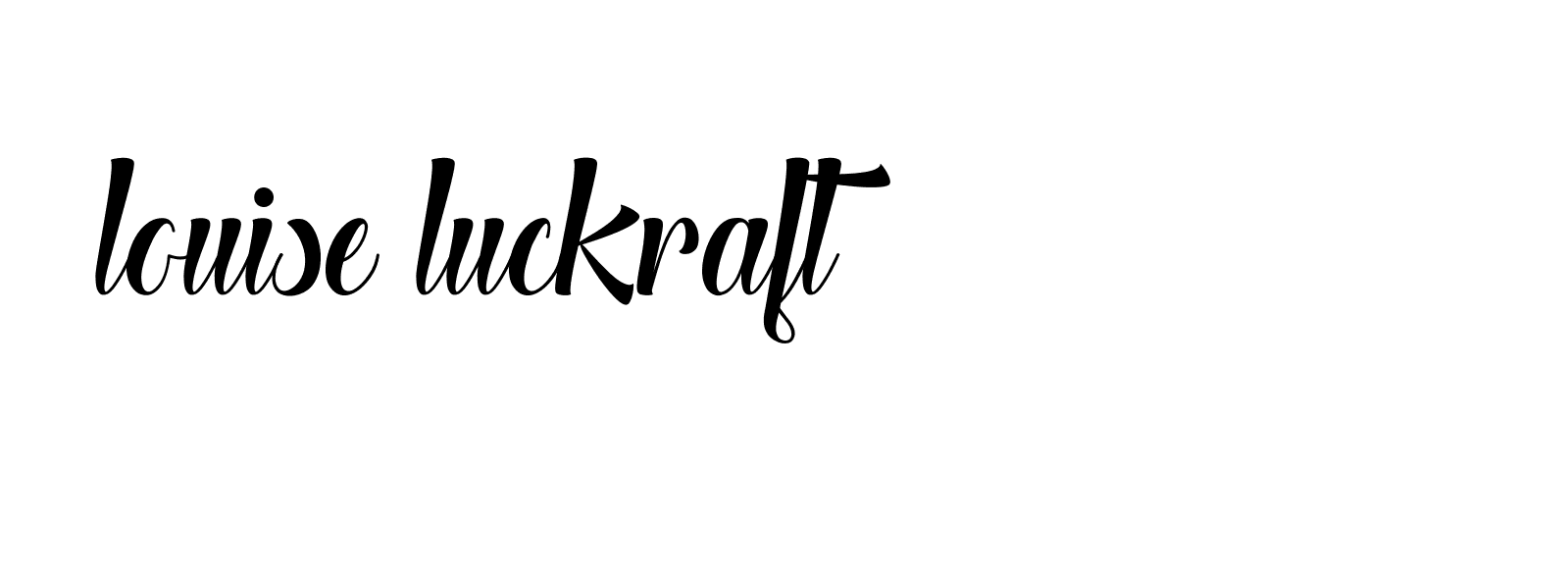 Signature of louise-luckraft-