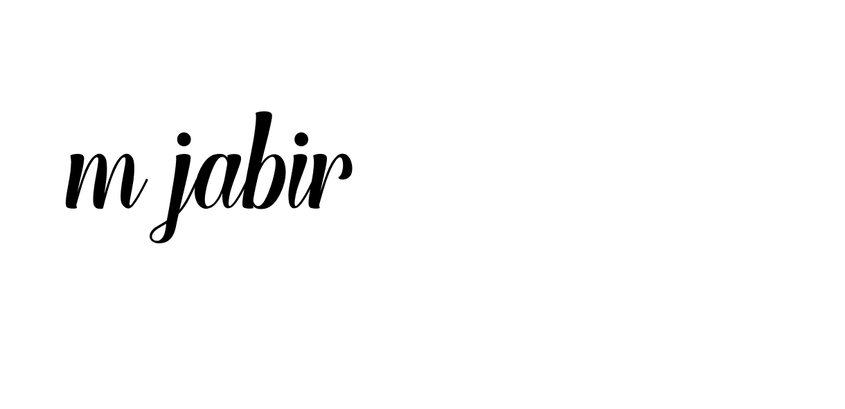 Signature of m-jabir