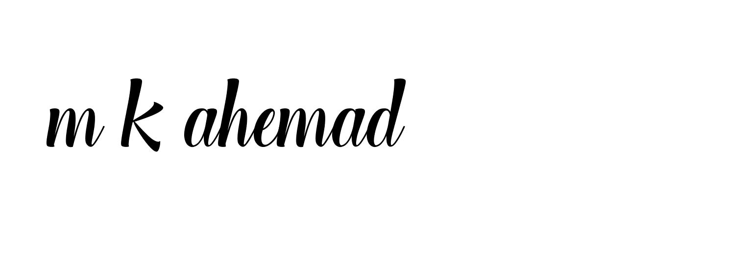 Signature of m-k-ahemad