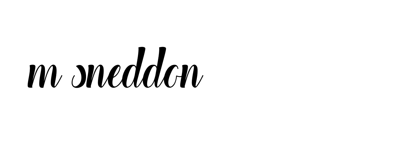 Signature of m-sneddon