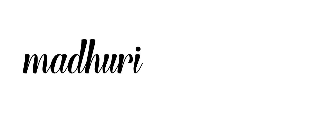 Signature of madhuri