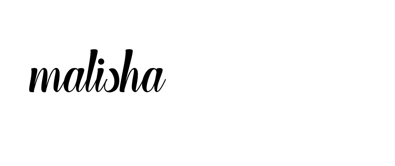 Signature of malisha-