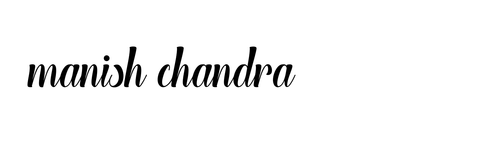 Signature of manish-chandra