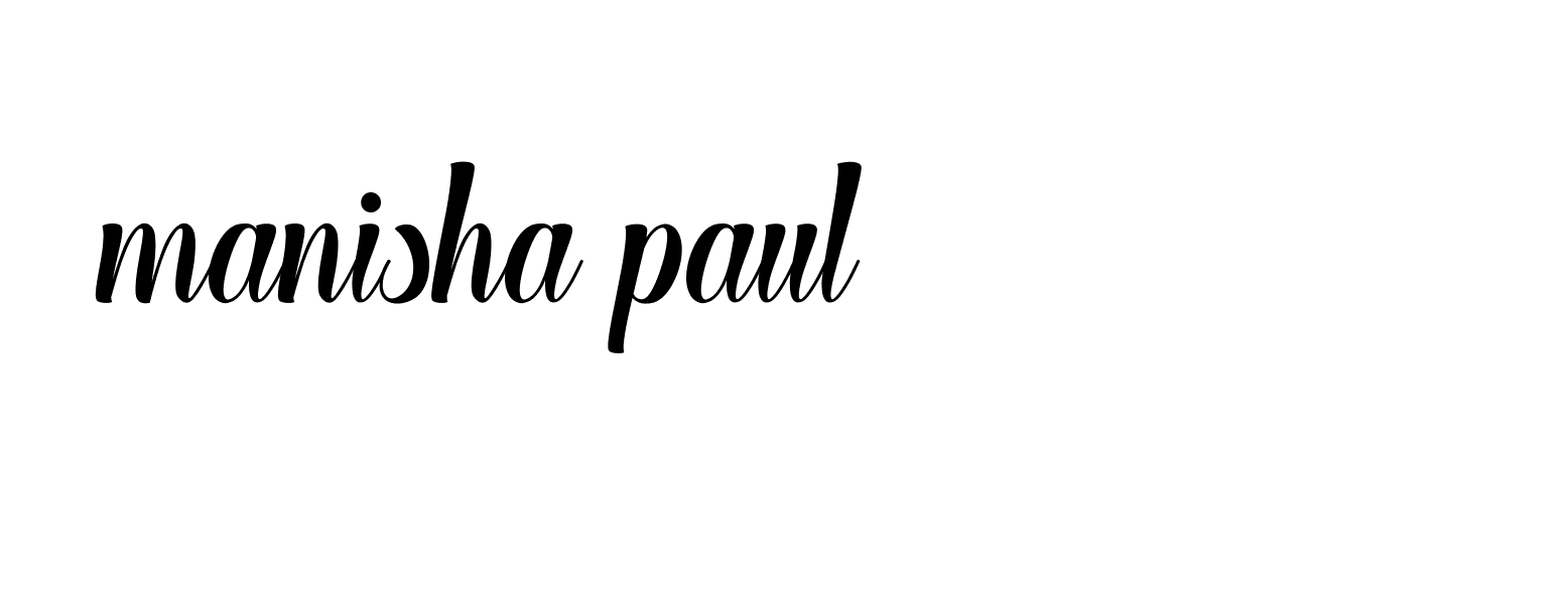 Signature of manisha-paul