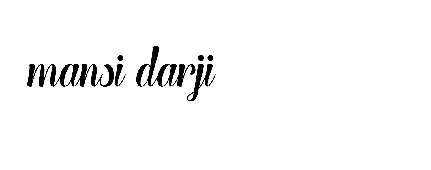 Signature of mansi-darji-