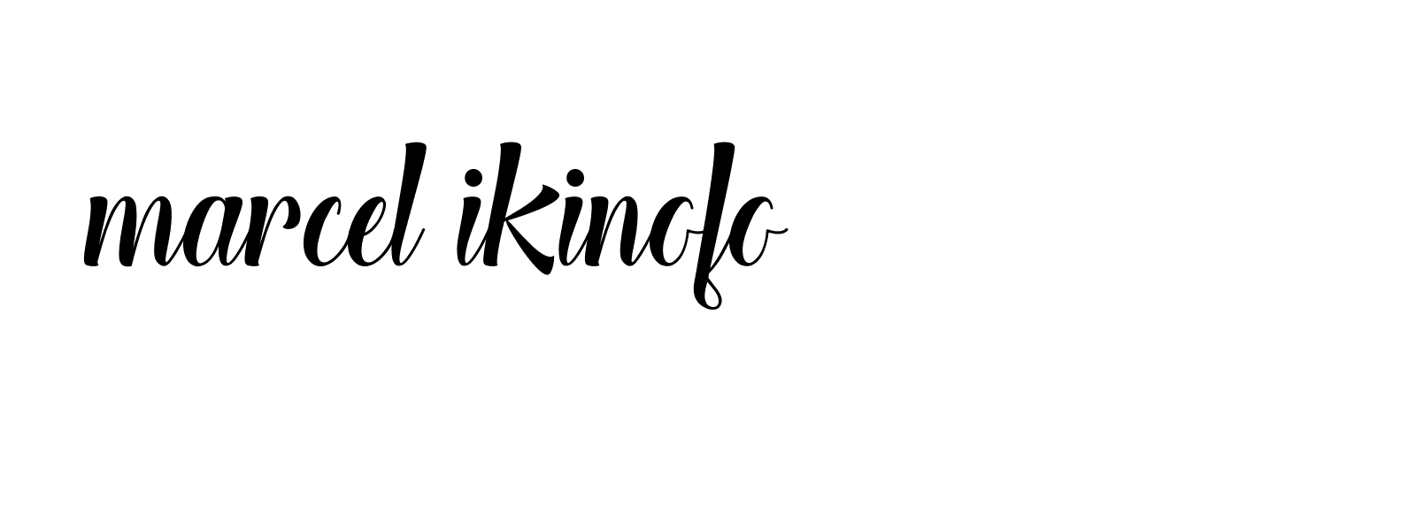 Signature of marcel-ikinofo