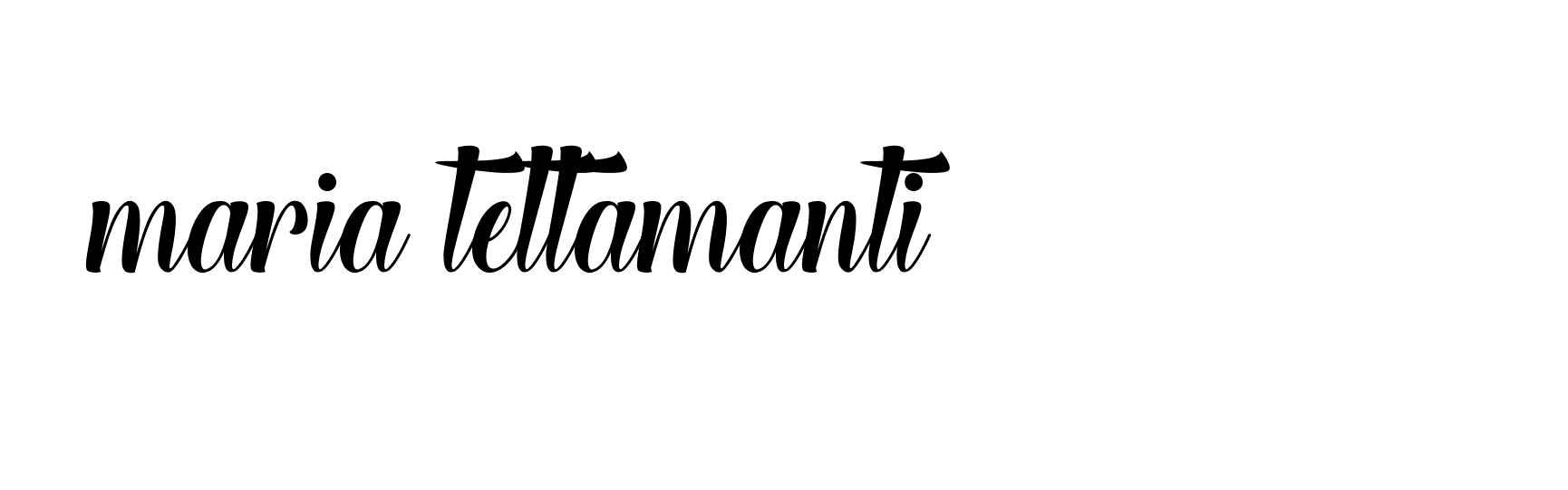 Signature of maria-tettamanti