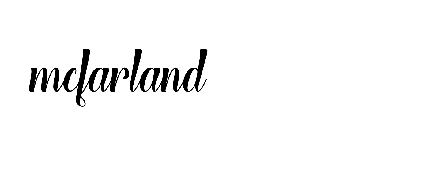 Signature of mcfarland