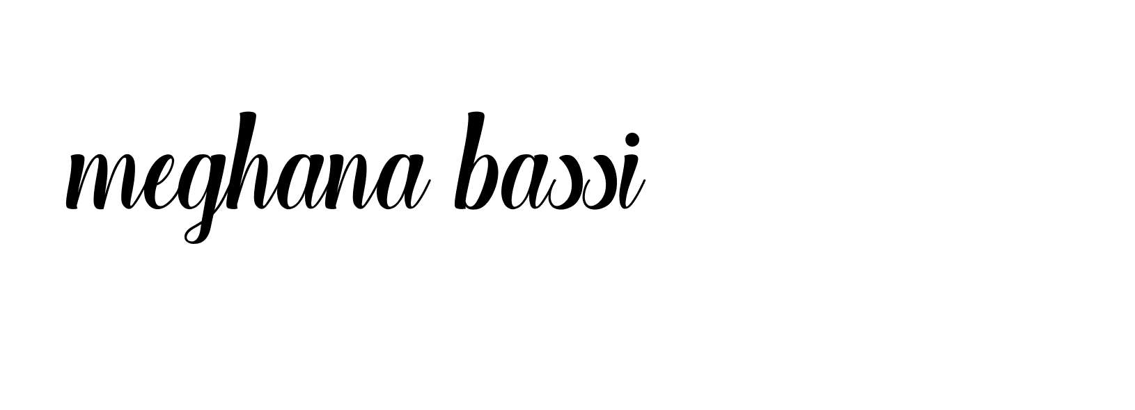 Signature of meghana-bassi