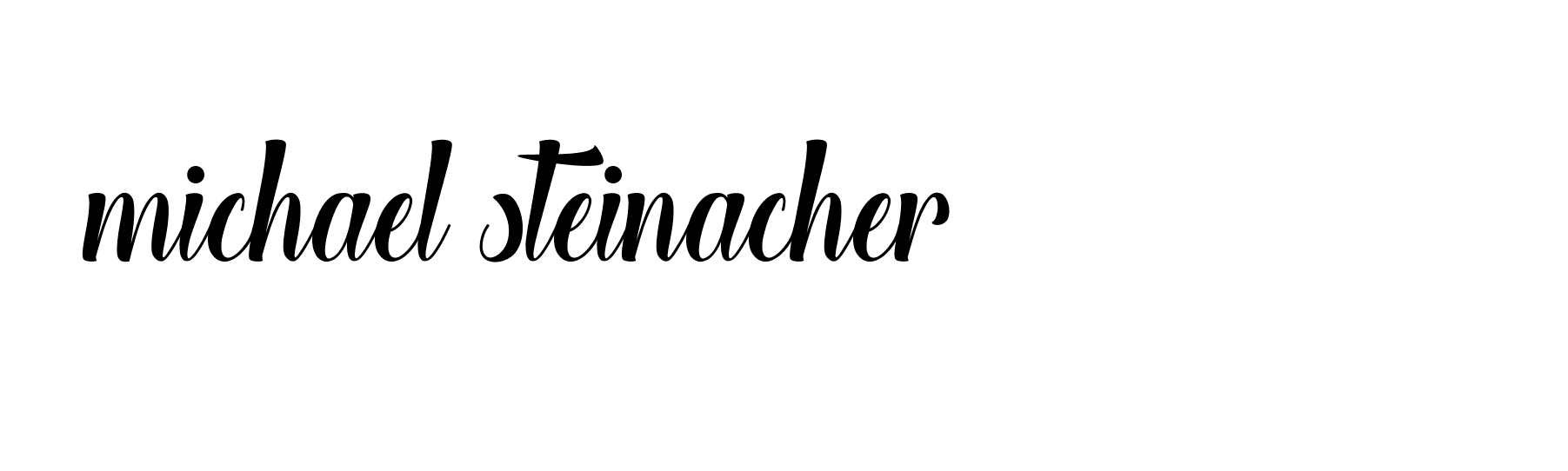 Signature of michael-steinacher