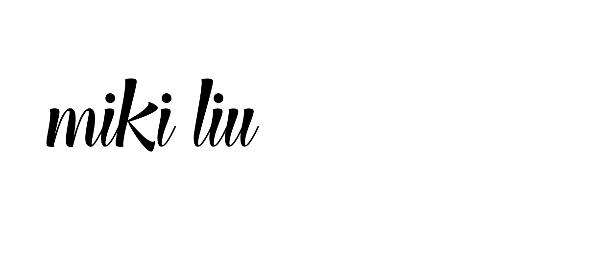 Signature of miki-liu