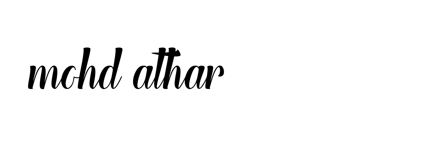 Signature of mohd-athar