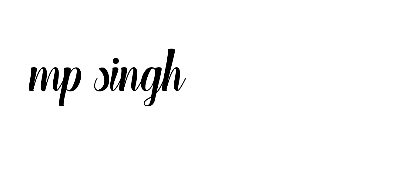 Signature of mp-singh