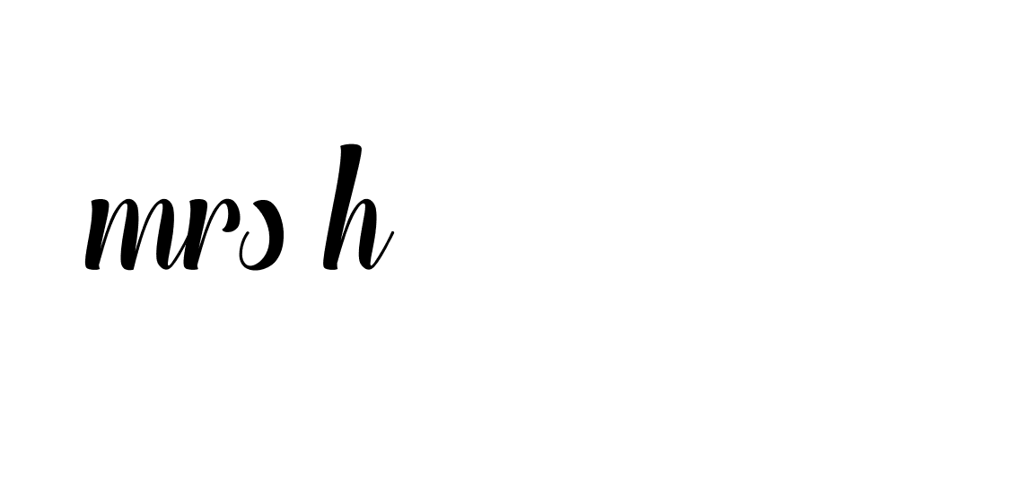 Signature of mrs-h