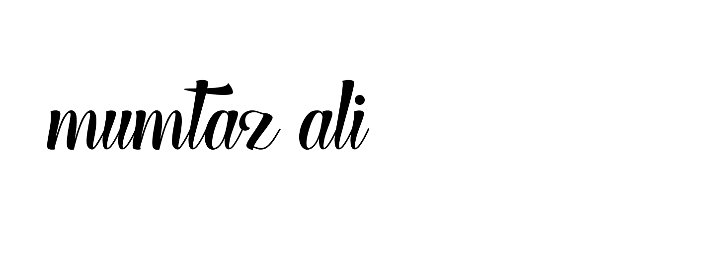 Signature of mumtaz-ali