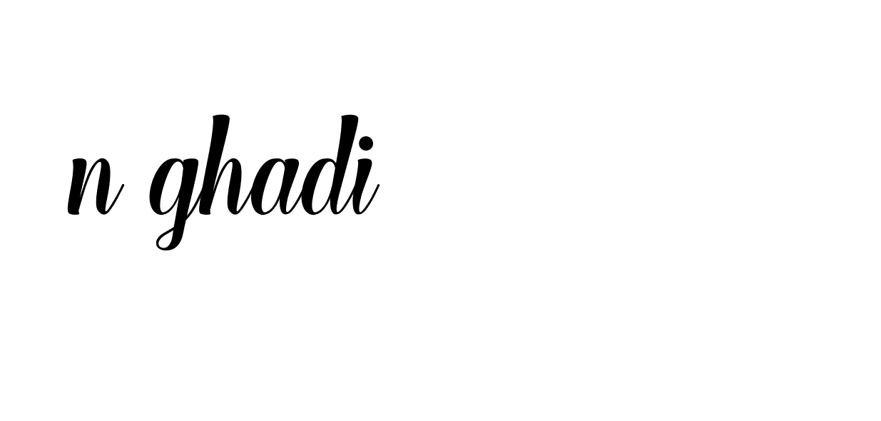 Signature of n-ghadi