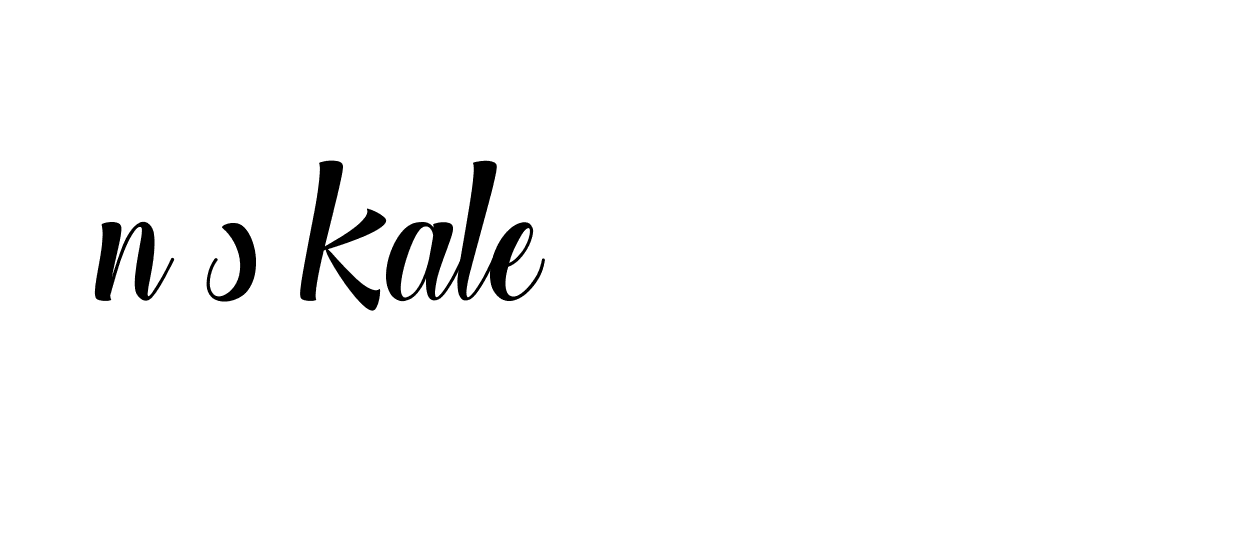 Signature of n-s-kale