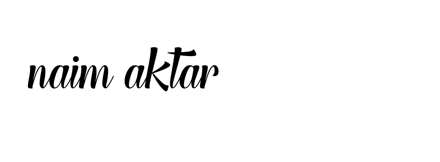 Signature of naim-aktar-