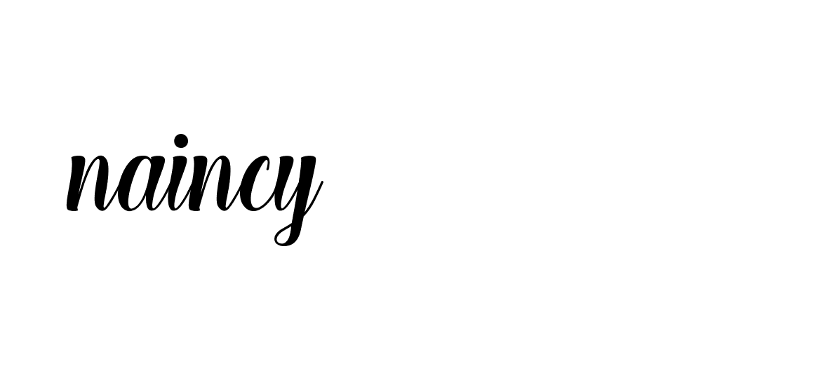 Signature of naincy