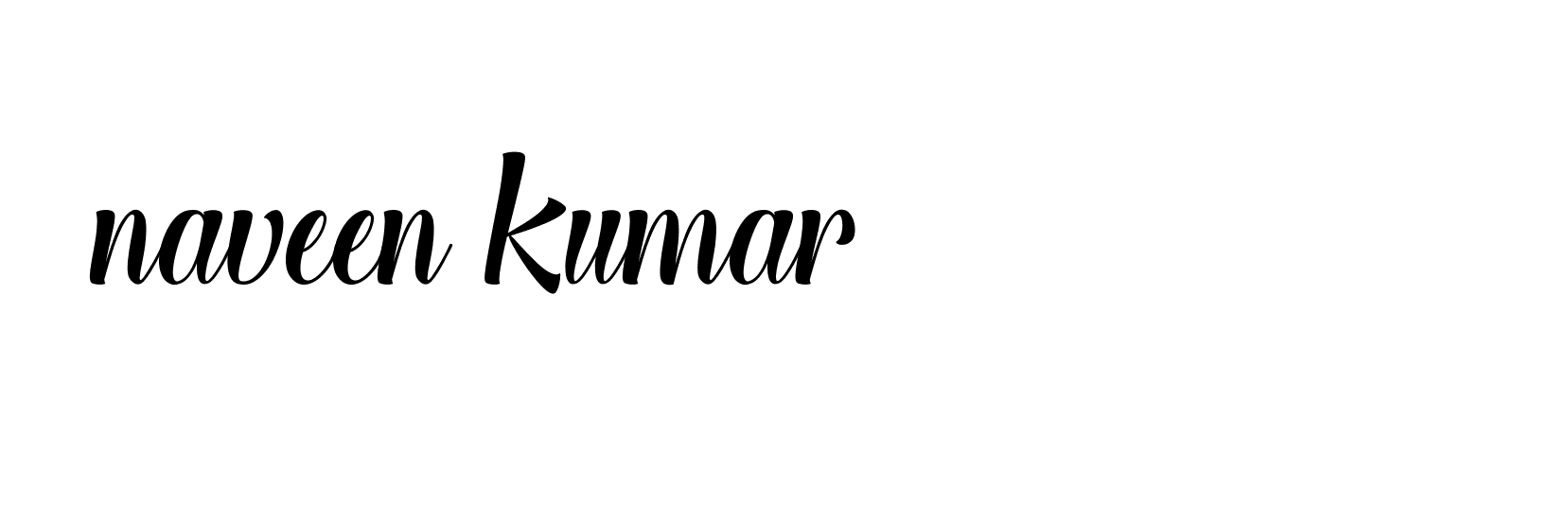 Signature of naveen-kumar-