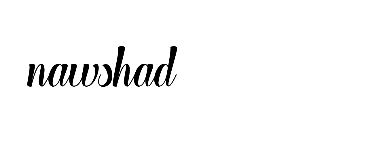 Signature of nawshad