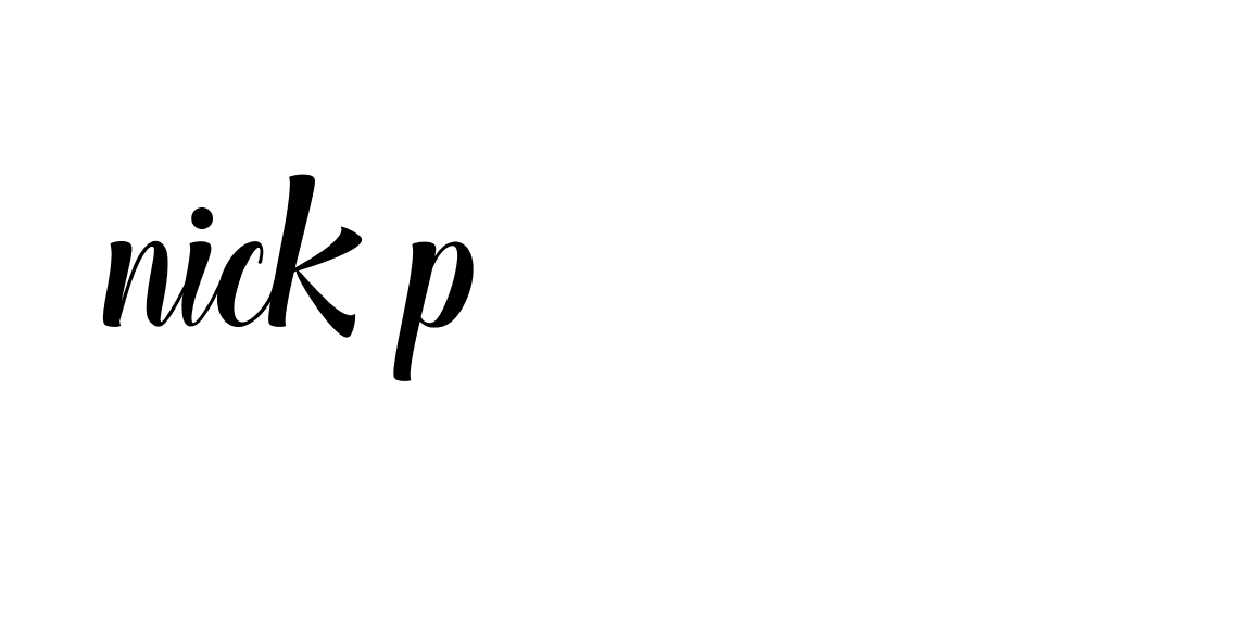 Signature of nick-p