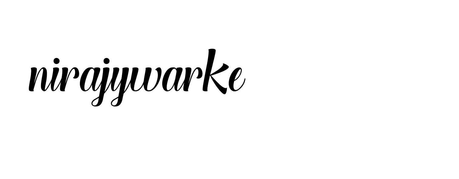 Signature of nirajywarke