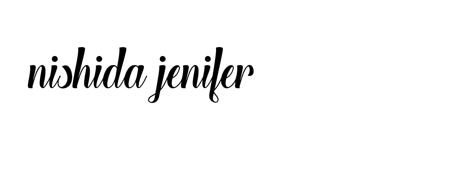 Signature of nishida-jenifer