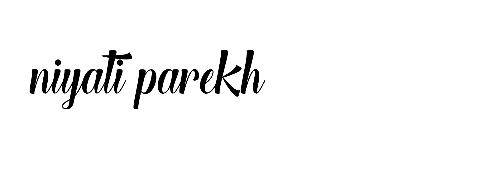 Signature of niyati-parekh