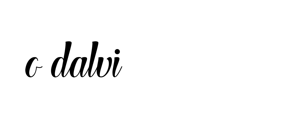 Signature of o-dalvi