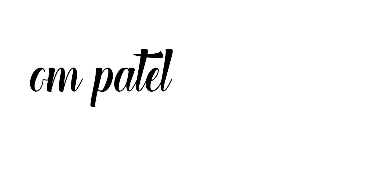 Signature of om-patel