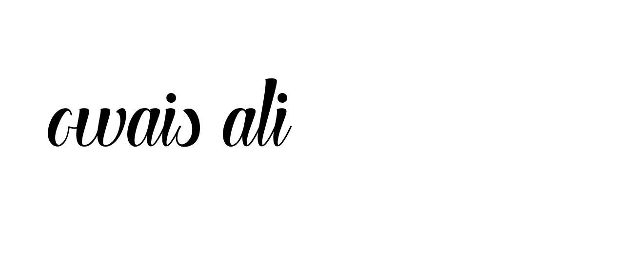 Signature of owais-ali