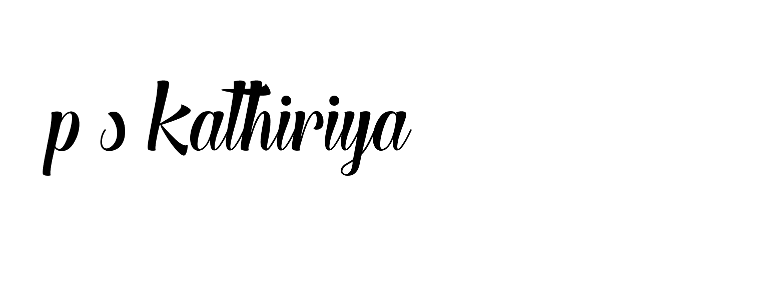 Signature of p-s-kathiriya