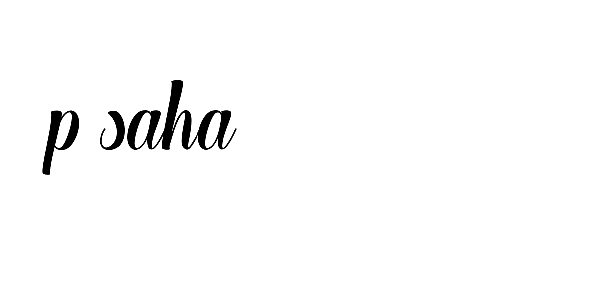 Signature of p-saha