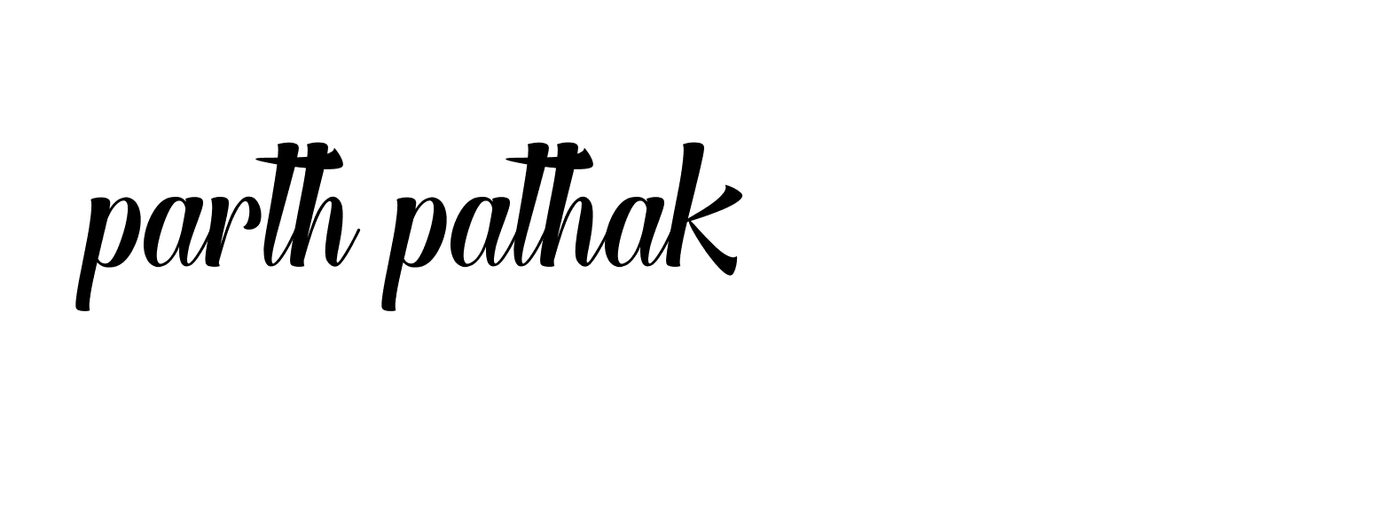 Signature of parth-pathak