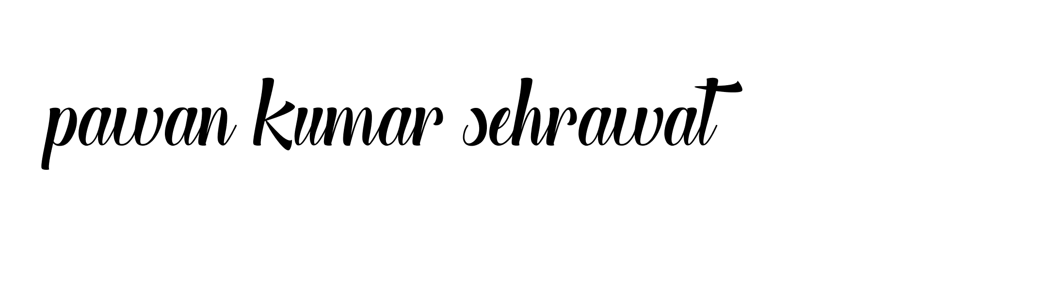 Signature of pawan-kumar-sehrawat