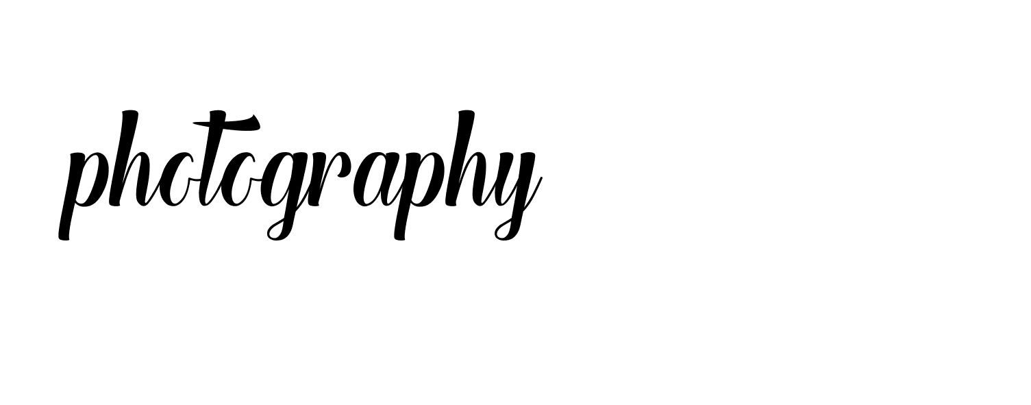 Signature of photography