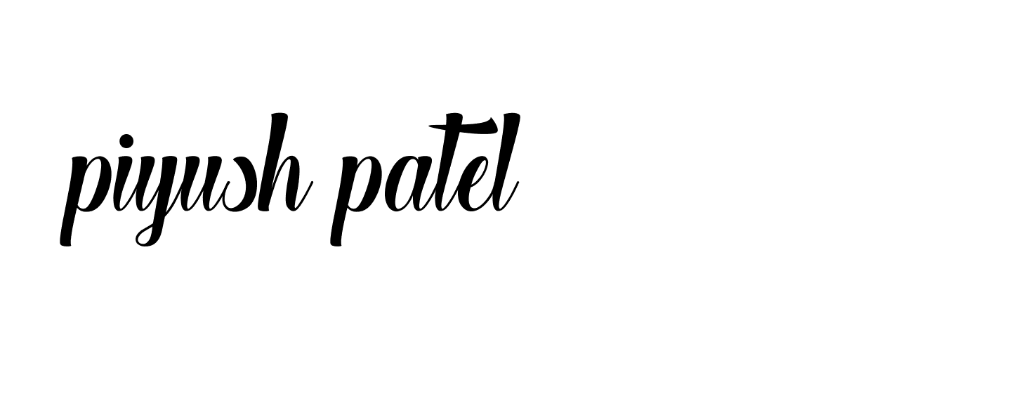 Signature of piyush-patel