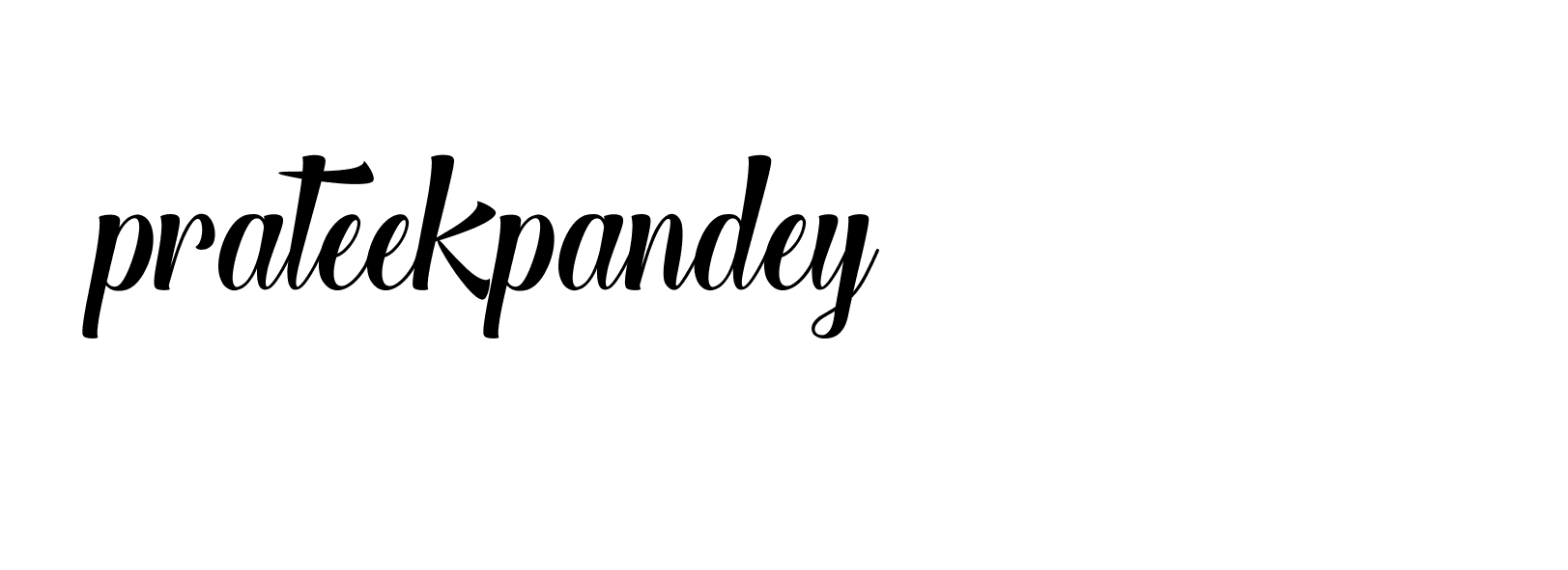 Signature of prateekpandey