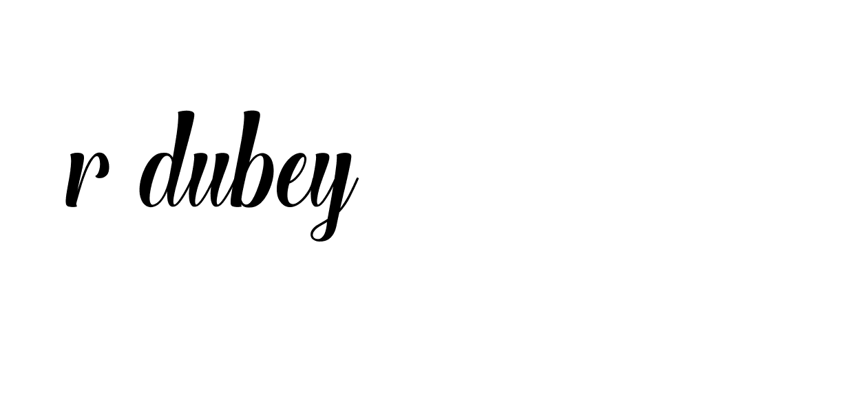 Signature of r-dubey