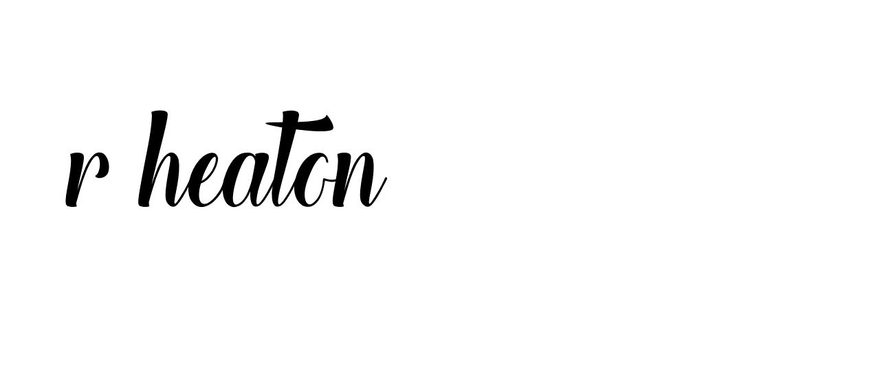 Signature of r-heaton