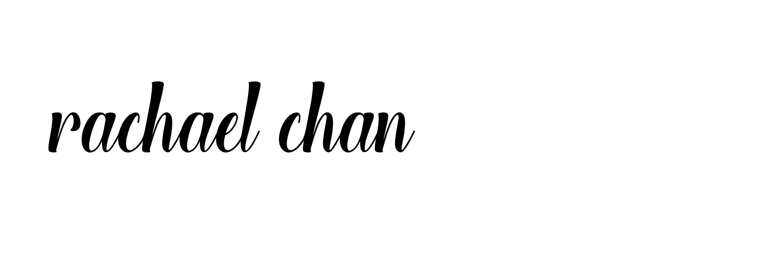 Signature of rachael-chan