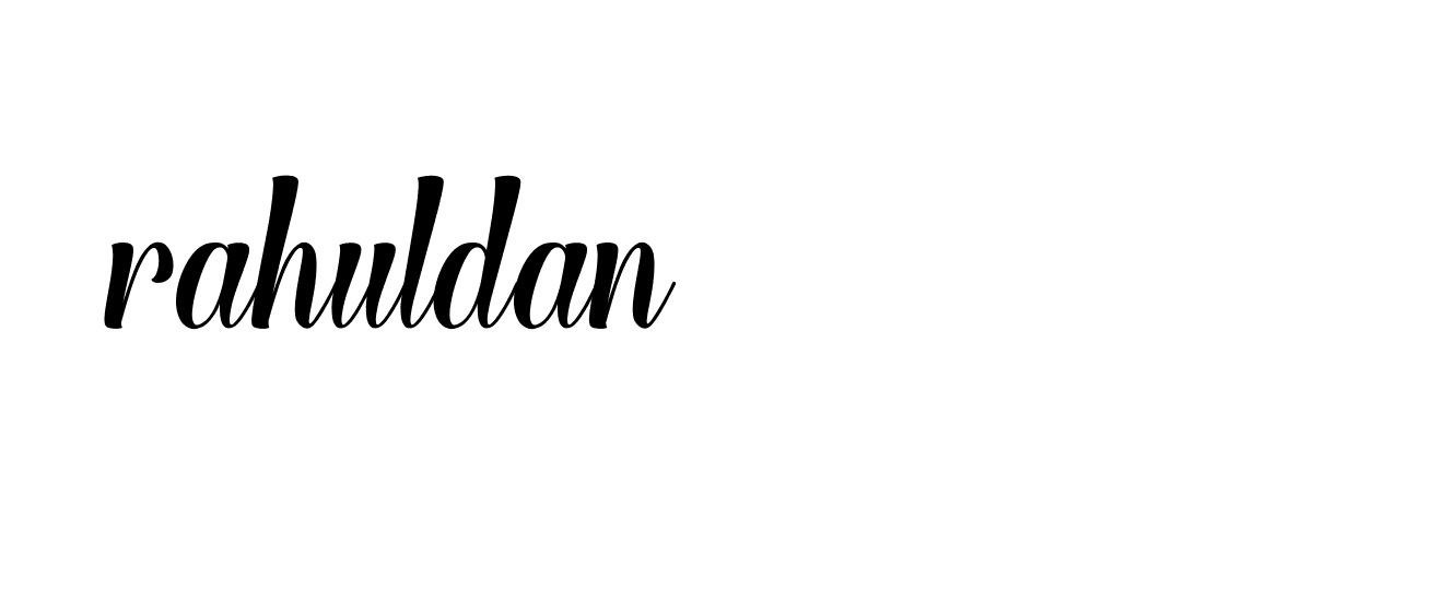 Signature of rahuldan