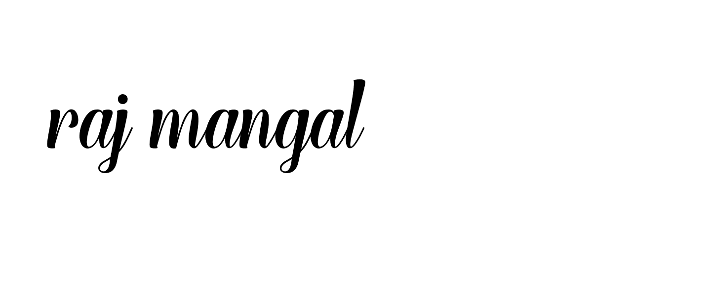 Signature of raj-mangal