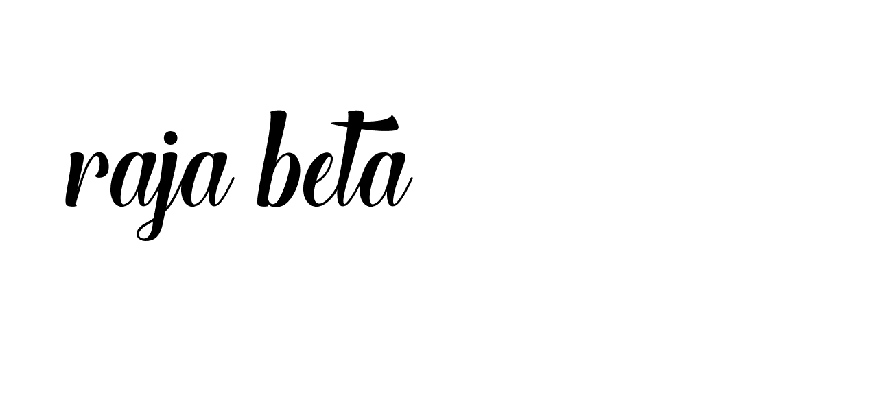 Signature of raja-beta