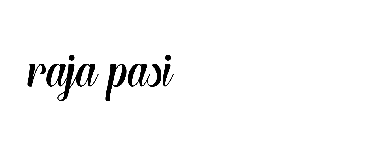 Signature of raja-pasi-